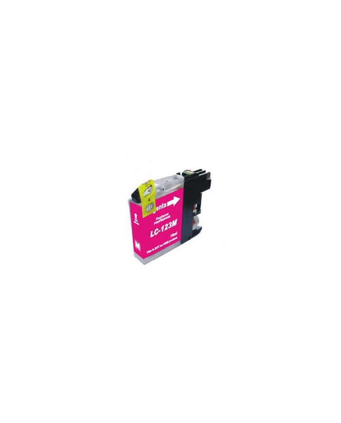 Cartuccia compatibile (lc-123m) per brother dcp-j132w (10ml) magenta v.3