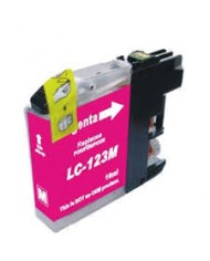 Cartuccia compatibile (lc-123m) per brother dcp-j132w (10ml) magenta v.3