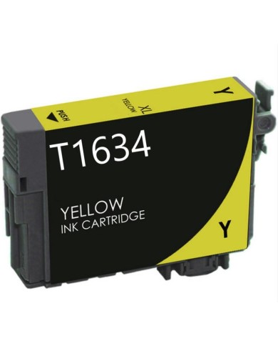 Cartuccia compatibile epson (t1634, 16xl) workforce wf2010w (16ml) giallo - penna stilo Cartuccia compatibile epson (t1634, 16xl) workforce wf2010w (16ml) giallo - penna stilo