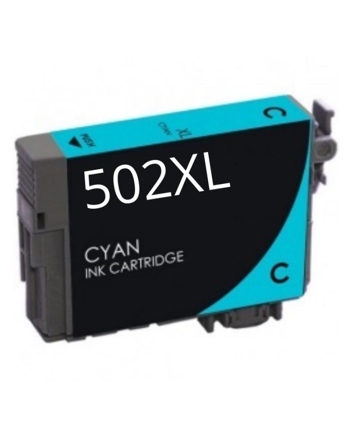 Cartuccia compatibile epson (c13t02w24010, 502xl) workforce wf2860dwf (0,47k) ciano - binocolo