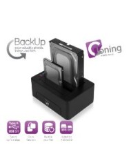 Ewent docking station usb3.1 hdd/ssd sata da 2,5 e 3,5 pollici (ew7014)