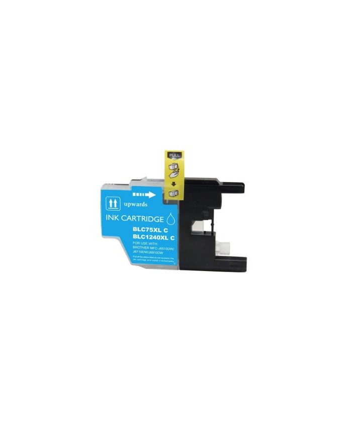 Cartuccia compatibile (lc-1220cxl, lc-1240cxl, lc-1280cxl) per brother dcp-j525w (16,6ml) ciano