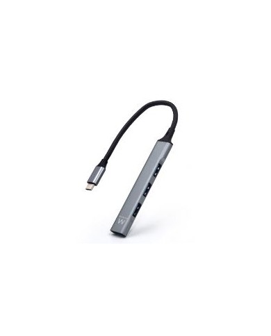 Hub slim type-c a 4 porte, usb 3.2 gen1codice: ew1145 Hub slim type-c a 4 porte, usb 3.2 gen1codice: ew1145