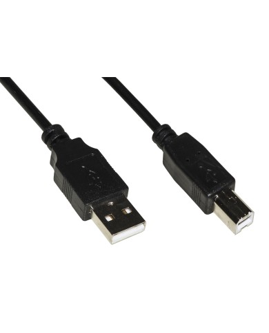 Link lkcusb3n cavo usb 2.0 connettori a-b in rame mt. 3 colore nero Link lkcusb3n cavo usb 2.0 connettori a-b in rame mt. 3 colore nero