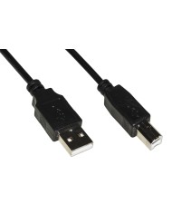Link lkcusb3n cavo usb 2.0 connettori a-b in rame mt. 3 colore nero