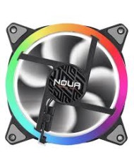 Ventola noua lips black rgb rainbow dual halo 120mm 16led