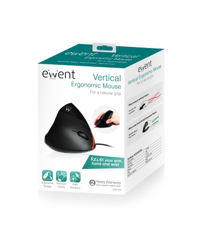 Ewent mouse usb verticale/ergonomico (ew3156) Ewent mouse usb verticale/ergonomico (ew3156)