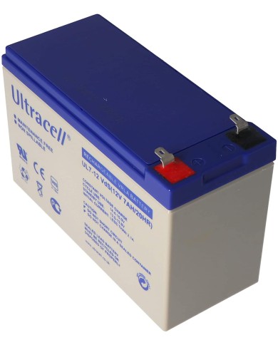 Ultracell batteria al piombo 12v-7,2 ah faston 187 (4.8mm)codice:	cp-bat-0312 - sk1272f1 Ultracell batteria al piombo 12v-7,2 ah faston 187 (4.8mm)codice:	cp-bat-0312 - sk1272f1