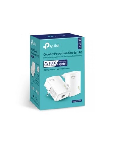 Tp-link av1000 powerline 1000mbit/s starter kit (tl-pa7017kit)