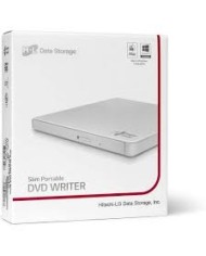 Lg masterizzatore esterno dvd-rw slim usb white gp57ew40