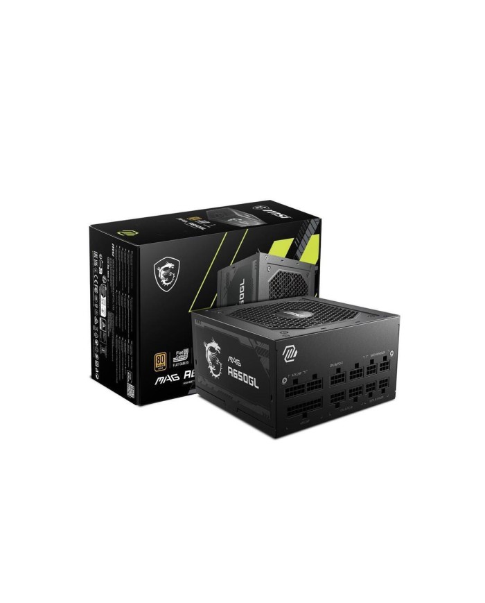 Msi alimentatore psu msi mag a650gl 650w modulare 80plus gold (mag-a650gl)