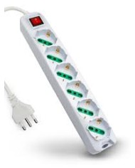 Mach power multipresa 6*schuko/bipasso int.gen. (3006)