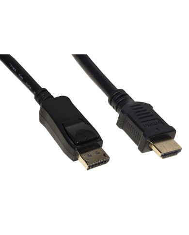 Link cavo displayport 1.2 - hdmi ¨ 1.4 4kx2k 30 hz contatti dorati mt 3 (lkcdph30) Link cavo displayport 1.2 - hdmi ¨ 1.4 4kx2k 30 hz contatti dorati mt 3 (lkcdph30)