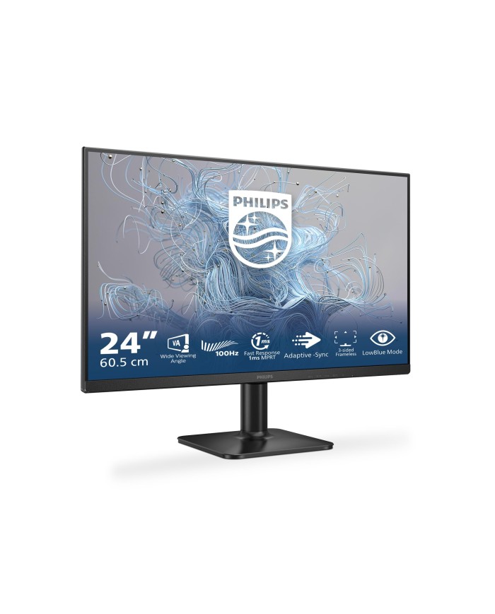Monitor led philips 23.8 fhd 100hz 4ms hdmi vga (24e2n1100lb)