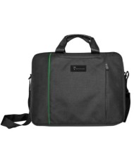 Techmade borsa per notebook in nylon 15.6 black/green (tm-pcbag-bkg)