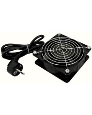 Wp ventola 120x120x38 220v per rack spina schuko, cavo 2mt