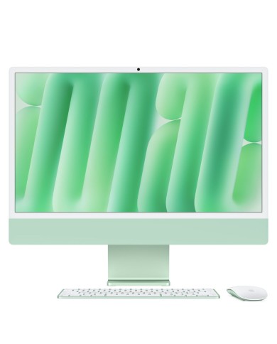 Apple imac 24retina display 4,5k, chip m4 con cpu 10-core, gpu 10-core, 16gb, 256gb ssd, verde - codice: mwuy3t/a Apple imac 24retina display 4,5k, chip m4 con cpu 10-core, gpu 10-core, 16gb, 256gb ssd, verde - codice: mwuy3t/a