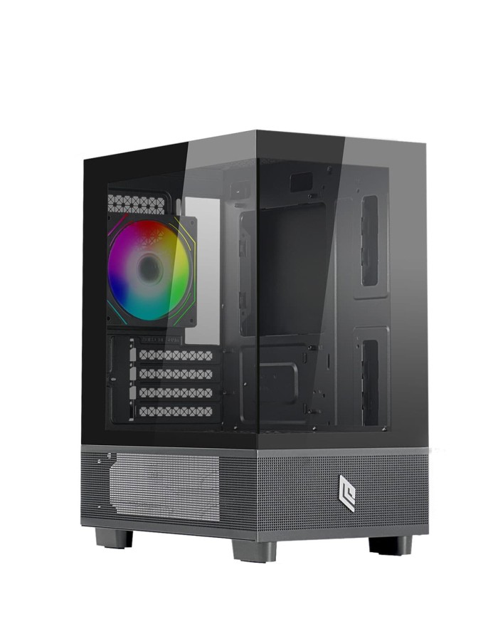 Case noua fobia l201 black mic u3 argb side g. cs0223czl201k319