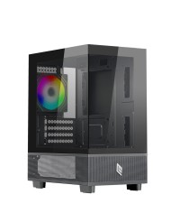 Case noua fobia l201 black mic u3 argb side g. cs0223czl201k319