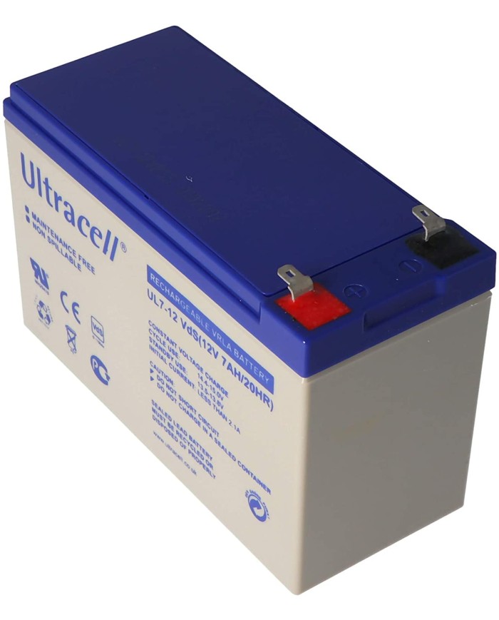 Ultracell batteria al piombo 12v-7,2 ah faston 187 (4.8mm)codice:	cp-bat-0312 - sk1272f1