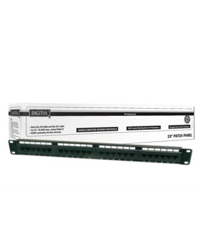 Digitus pannello patch 19 non schermato utp 24 porte 8 poli rj45 per reti categoria 6 - 1 unita' (dn91624u)