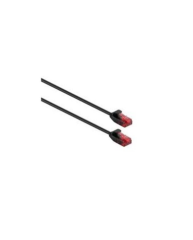 Cavo cavo patch slim cat.6 u/utp 5.0m, nero, cu, awg30/7 (im1048)