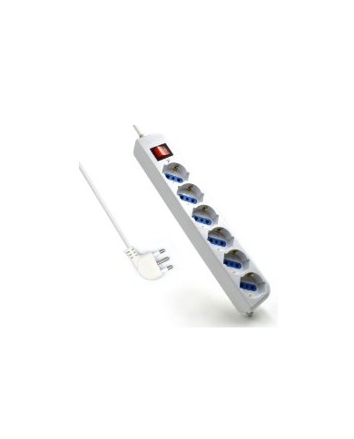 Ewent multipla 6 posizioni con spina italiana 10a (ew3922)