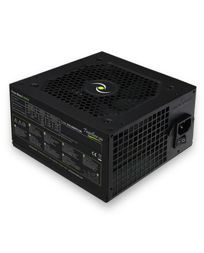 Tecnoware psu free silent 500w together on