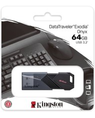 Kingston pen drive 64gb usb 3.2 exodia onyx