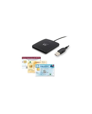 Lettore smart card usb per firma digitale, carte servizi (ew1052)