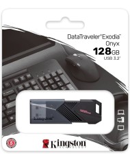 Kingston pen drive 128gb usb 3.2 exodia onyx