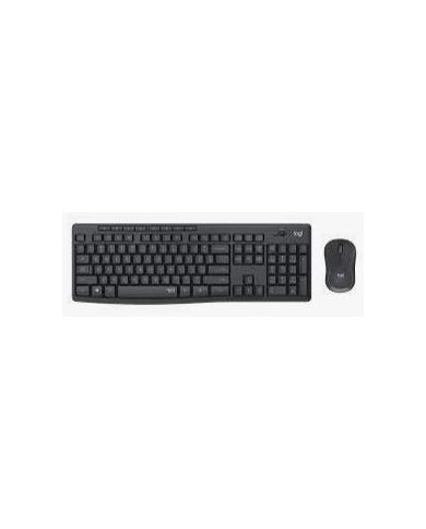 Logitech desktop mk295 tastiera e mouse wireless graphite
