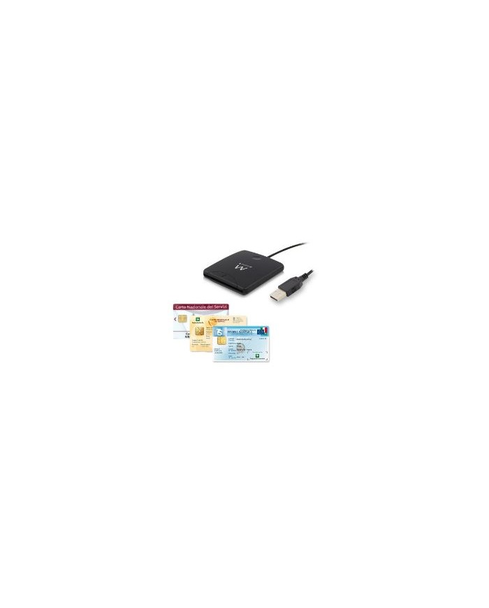 Lettore smart card usb per firma digitale, carte servizi (ew1052)