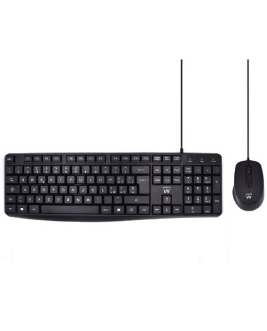 Ewent kit tastiera e mouse usb layout it (ew3005)
