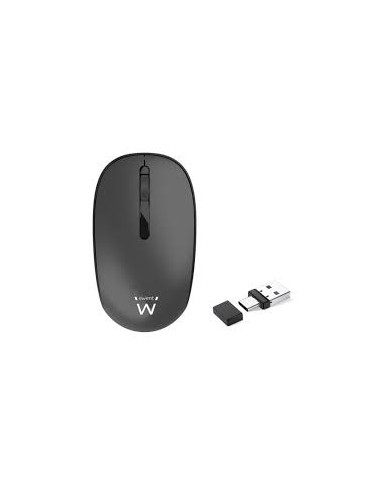 Ewent wireless mouse 1000dpi usb-a+c, ricevitore (ew3206)