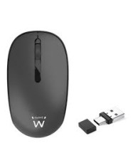 Ewent wireless mouse 1000dpi usb-a+c, ricevitore (ew3206)