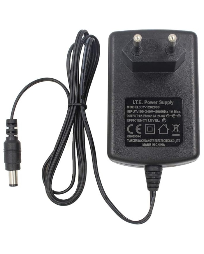 Dahua adattatore di alimentazione ca 110-240 v a dc 12 v 2 a, spina 5,5 mm x 2,1 mm, per telecamera di videosorveglianza dvr led