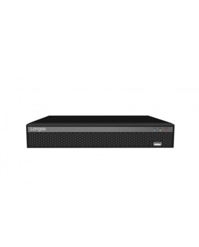 Longse nvr 9ch 4ch/poe h.265+/h.264 4k rec/play 1/sata(nvr3004dp)