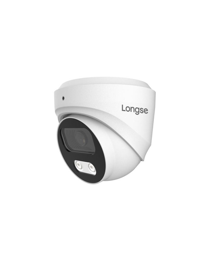 Longse telecamera dome ip 5mp starvis full color 2.8mm ir25 poe (cmsbkl500wh-28)