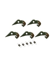 Scraper superiori c/molle compatibili toshiba (conf.5pz) (6le58590000, 6la84096000) per toshiba e studio 163