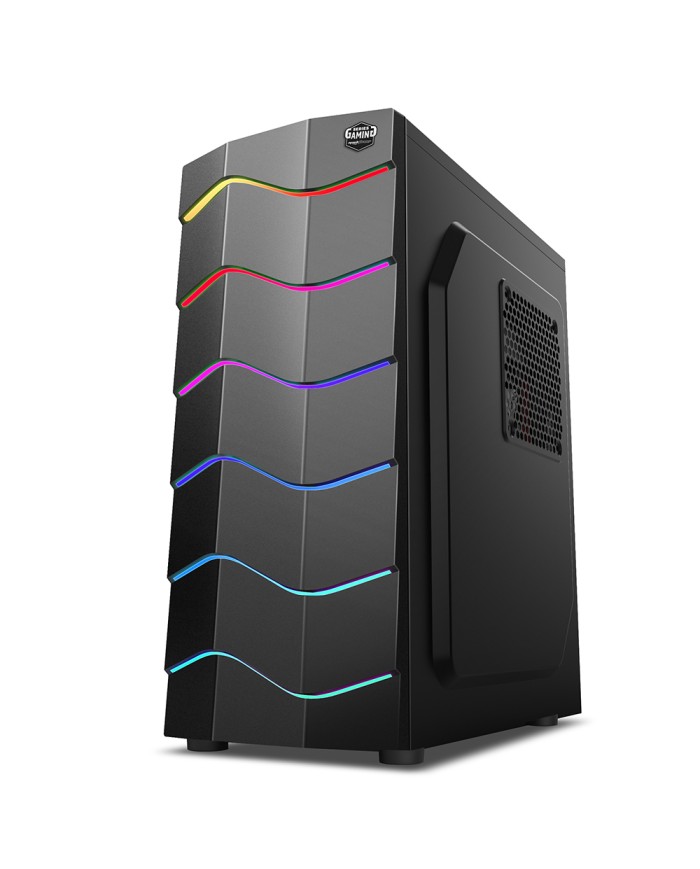 Case mach power it-gmcs11 1*led rgb 1*fan rgb 3*usb acrylic