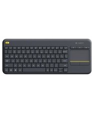 Logitech tastiera wireless k400 plus touchpad integrato black