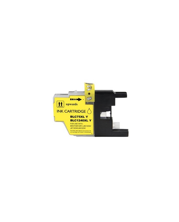 Cartuccia compatibile (lc-1220yxl, lc-1240yxl, lc-1280yxl) per brother dcp-j525w (16,6ml) giallo
