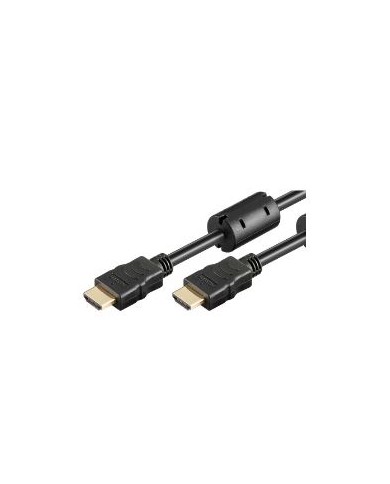 Cavo hdmi high speed con ethernet e ferriti a/a m/m 5.0 mt (ec1313)