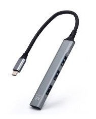 Hub slim type-c a 4 porte, usb 3.2 gen1codice: ew1145