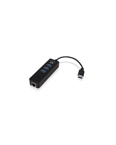 Hub 3 porte usb 3.1 gen1 (usb 3.0) lan gigabit (ew1140)