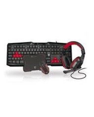 Tastiera gaming mach power usb 104 tasti +10*multim black 3*col