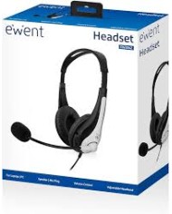 Ewent cuffie stereo con microfono pro (ew3562)