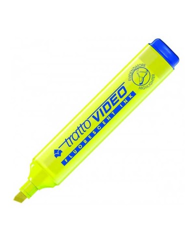 Tratto video evidenziatore verde