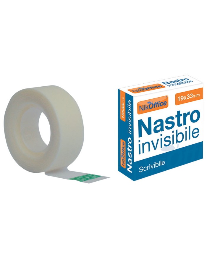 Nikoffice nastro biadesivo acril. invisibile 15x33